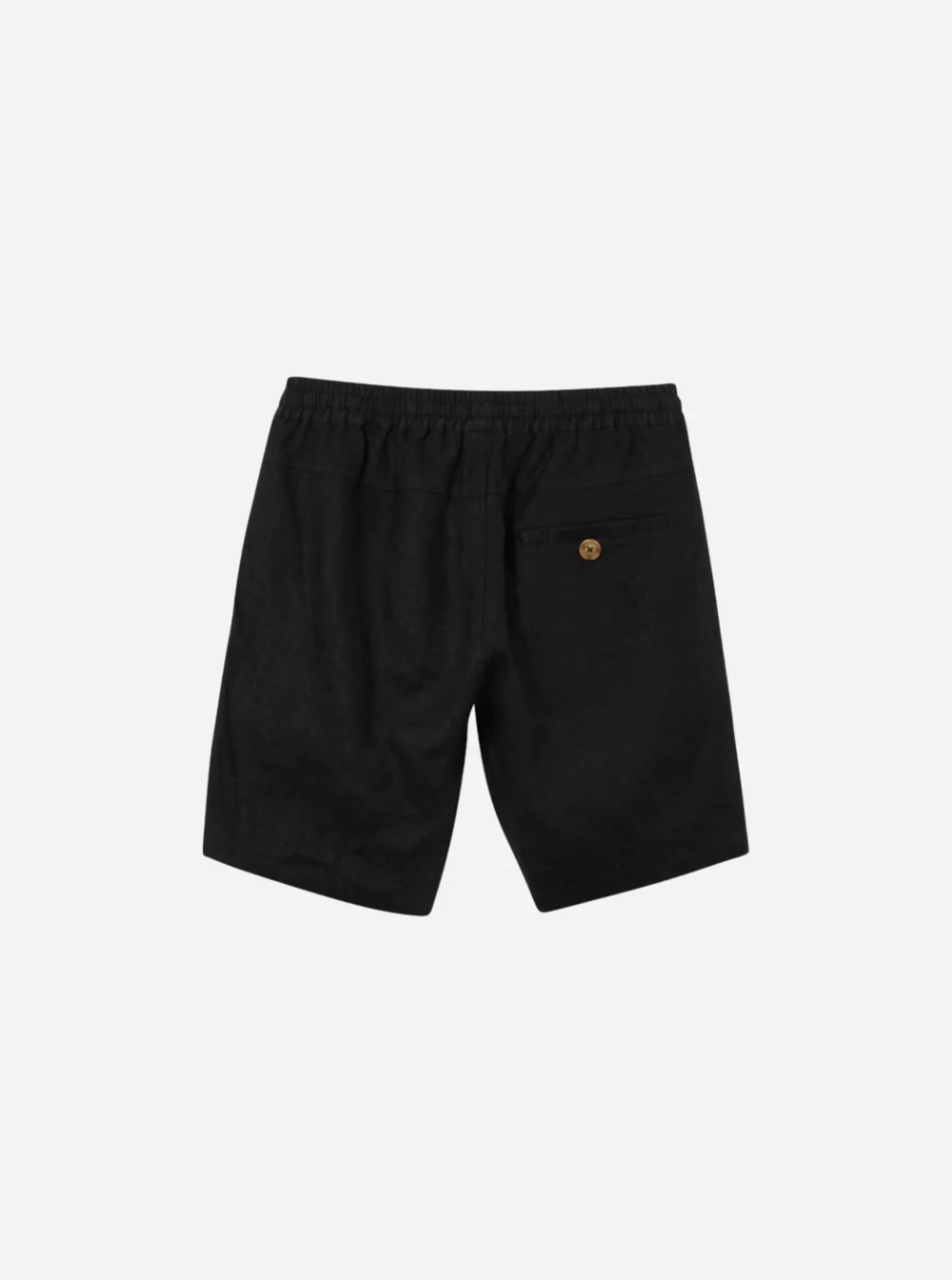 Everyday Eel Adult's Black Linen Shorts - Image 2