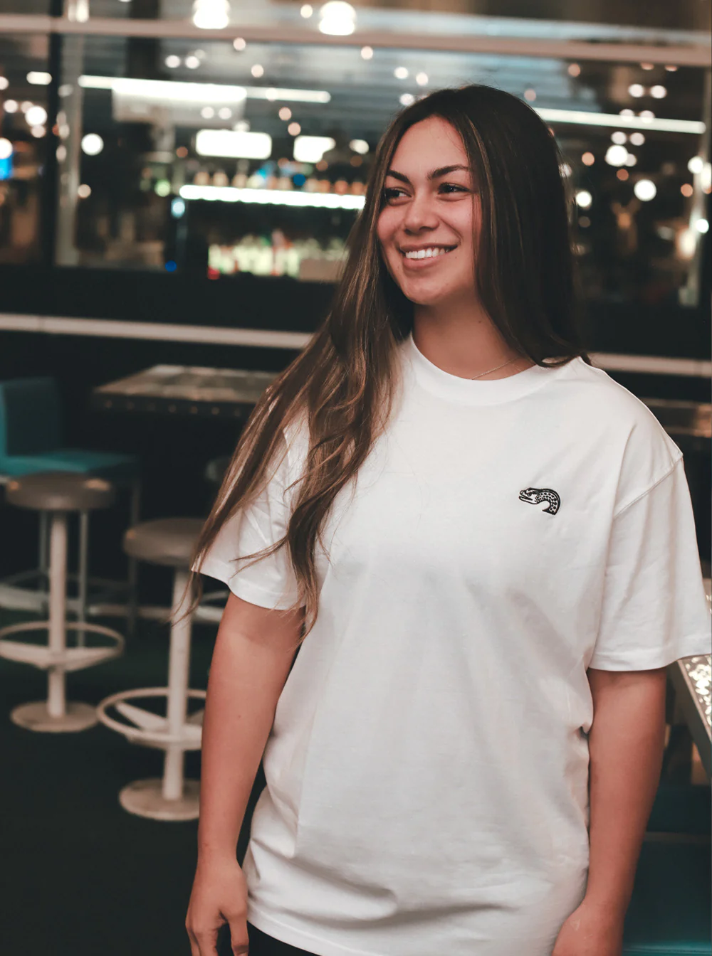 Everyday Eel Adult's White T-Shirt - Image 4