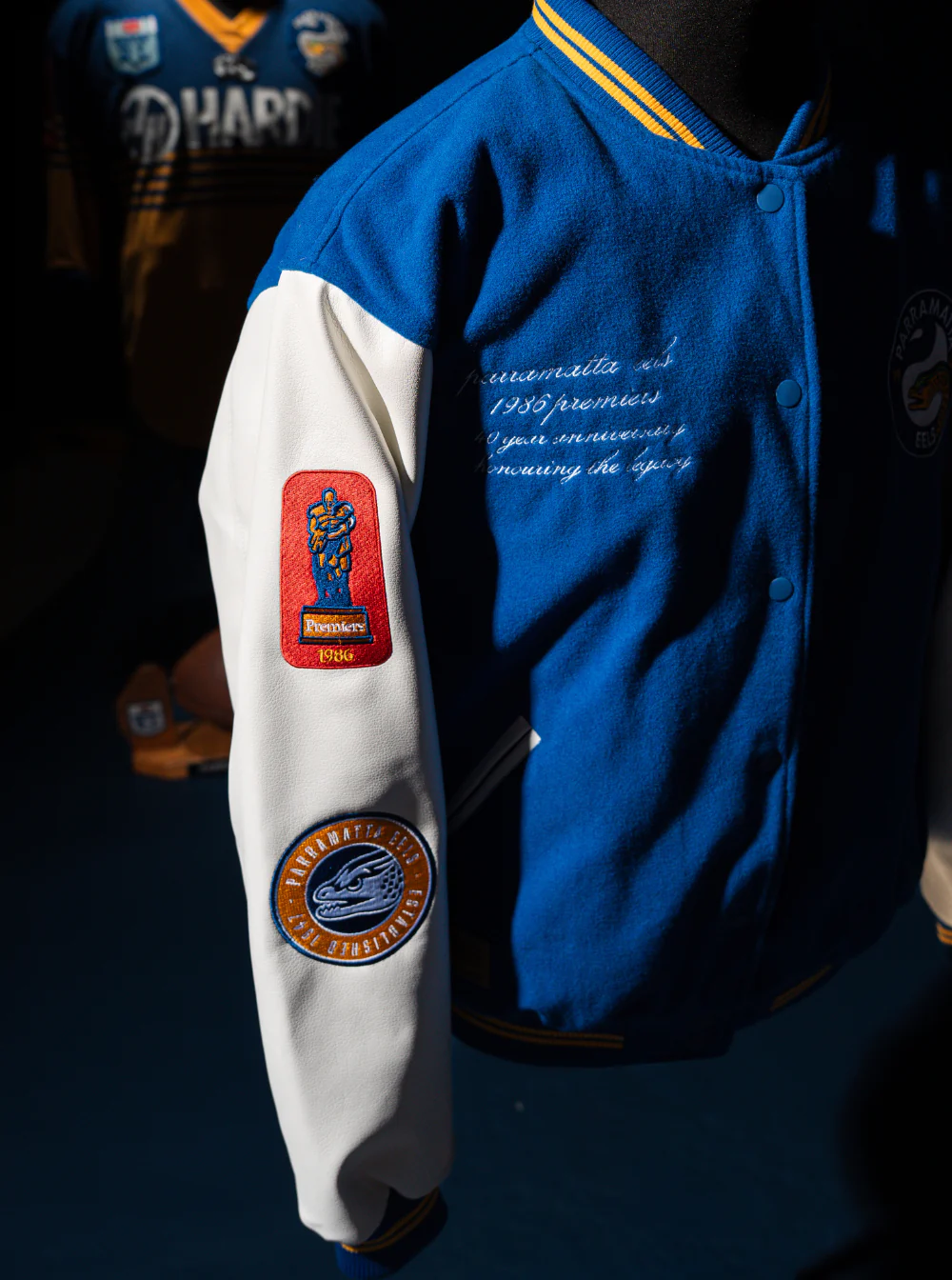 Parramatta Eels 1986 Premiers Varsity Jacket - Image 8