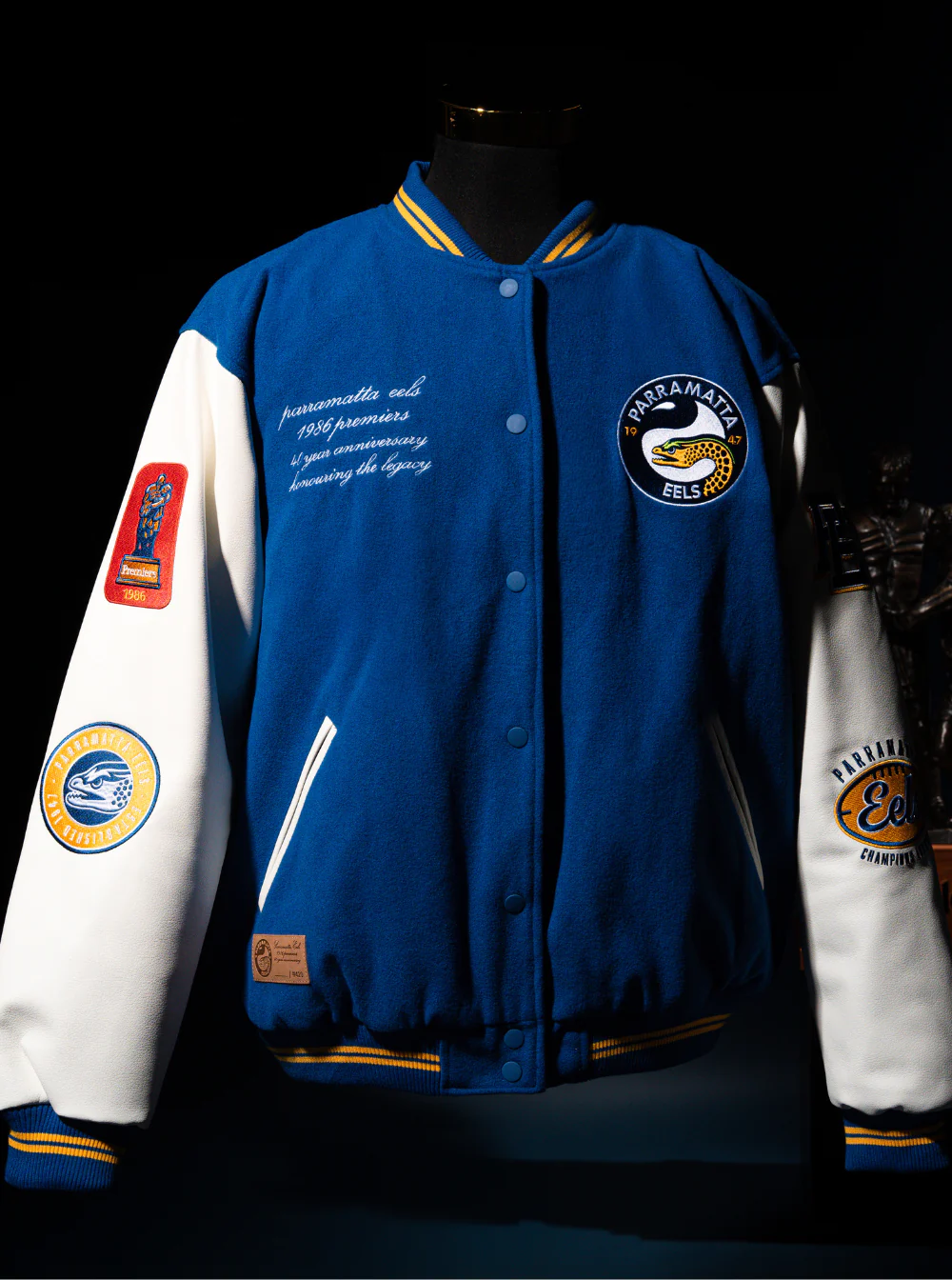 Parramatta Eels 1986 Premiers Varsity Jacket - Image 9