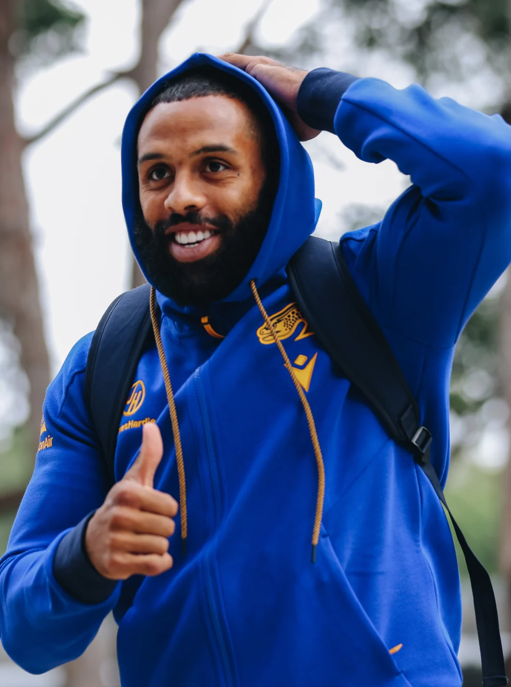 Parramatta Eels 2025 Full Zip Travel Hoodie - Image 3