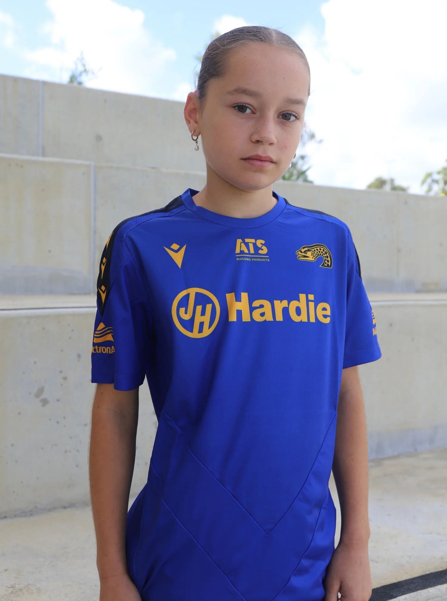 Parramatta Eels 2025 Kids Player Training T-Shirt - Blue - Image 3