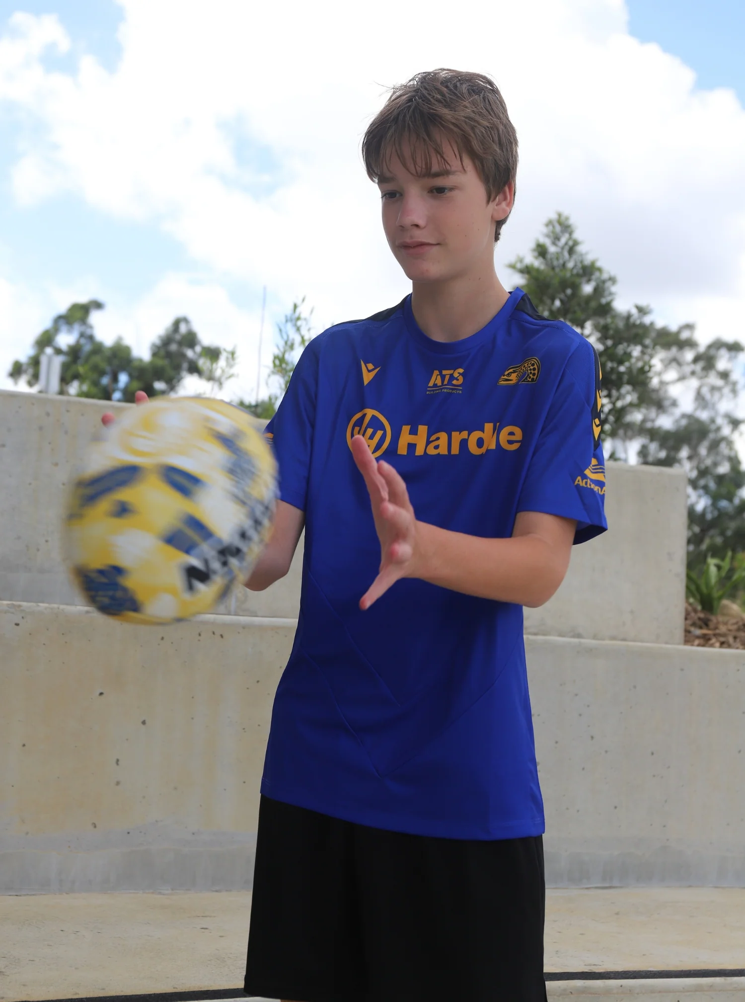 Parramatta Eels 2025 Kids Player Training T-Shirt - Blue - Image 4