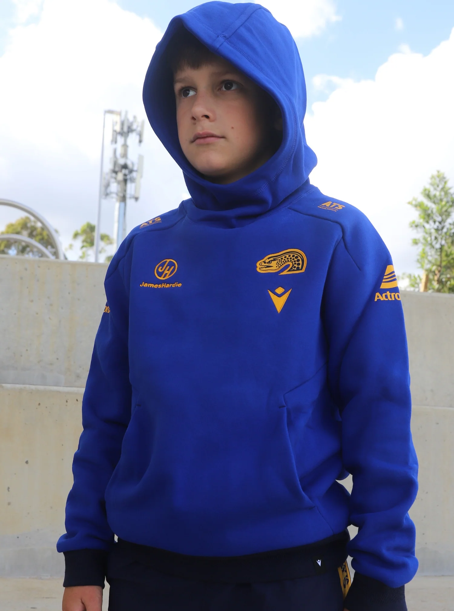 Parramatta Eels 2025 Kids Travel Hoodie - Image 4