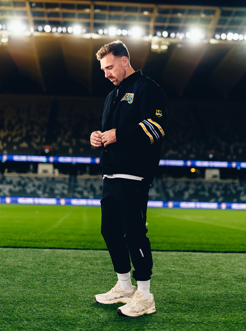 Parramatta Eels x Mitchell & Ness Bomber Jacket - Image 4