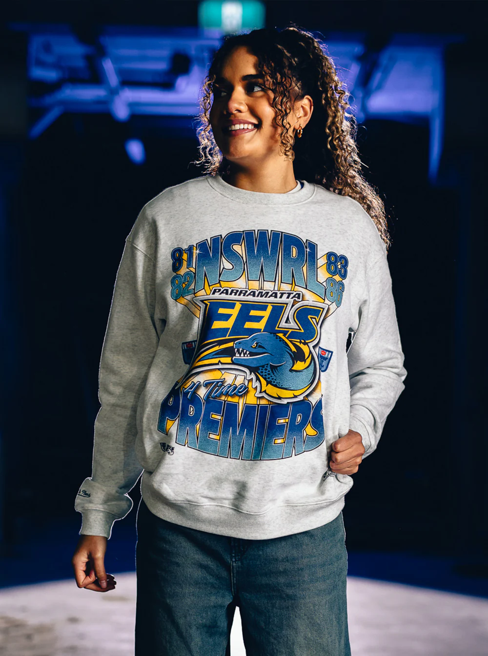 Parramatta Eels x Mitchell & Ness Burst Out Crew - Image 3