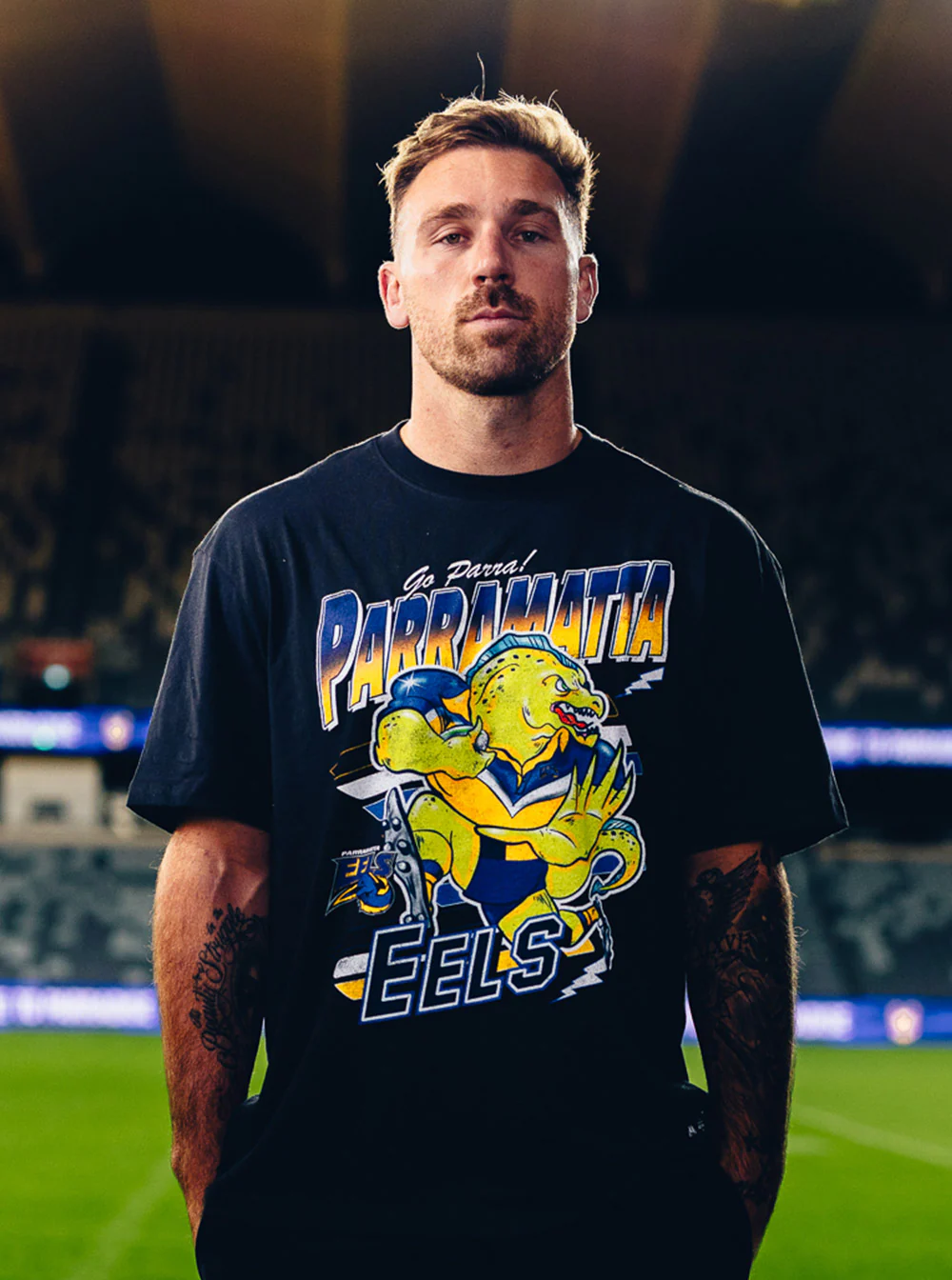 Parramatta Eels x Mitchell & Ness Character Tee - Image 3