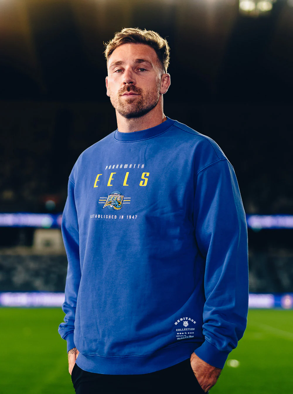 Parramatta Eels x Mitchell & Ness Classic Logo Crew - Image 3
