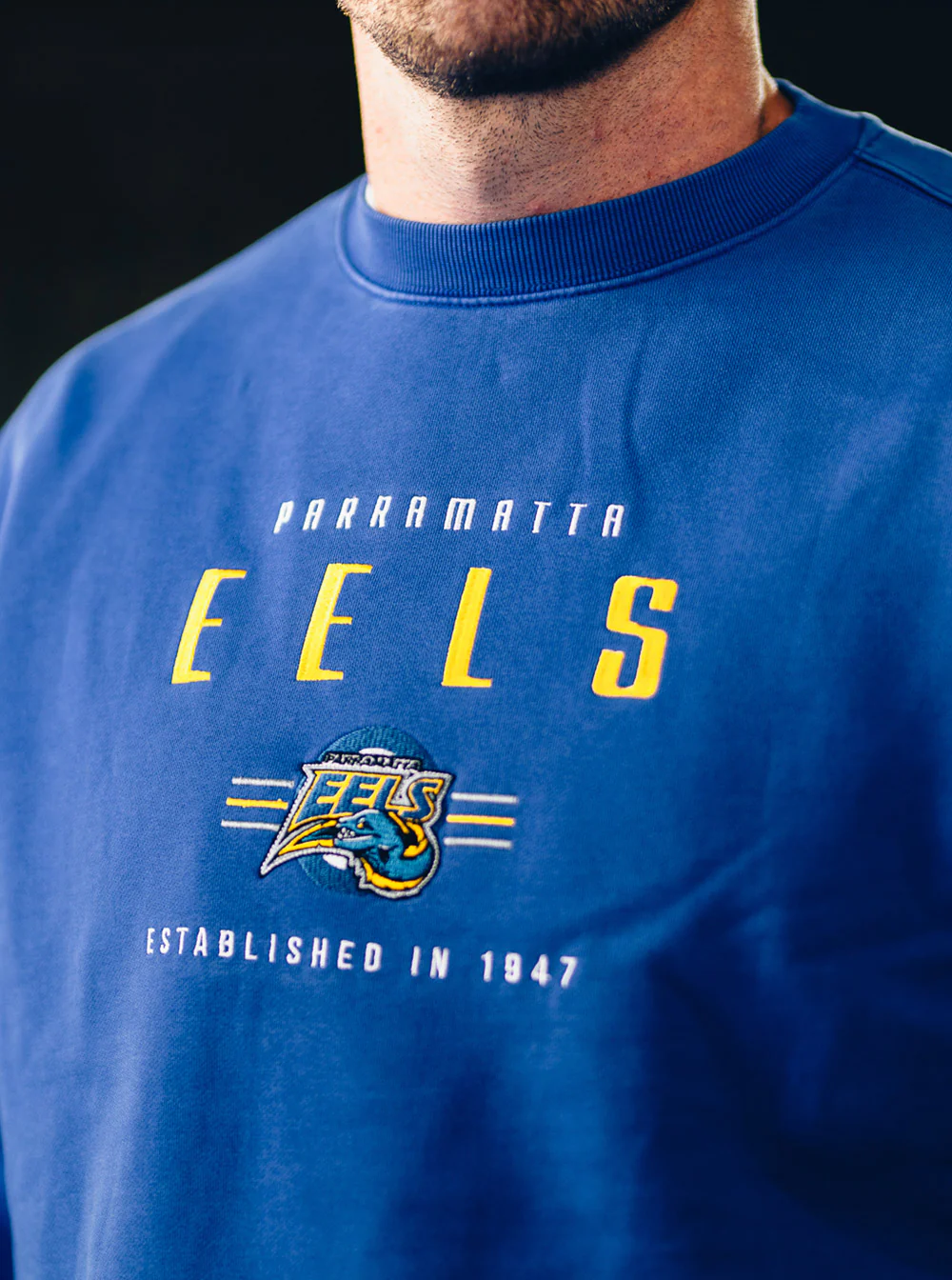 Parramatta Eels x Mitchell & Ness Classic Logo Crew - Image 5