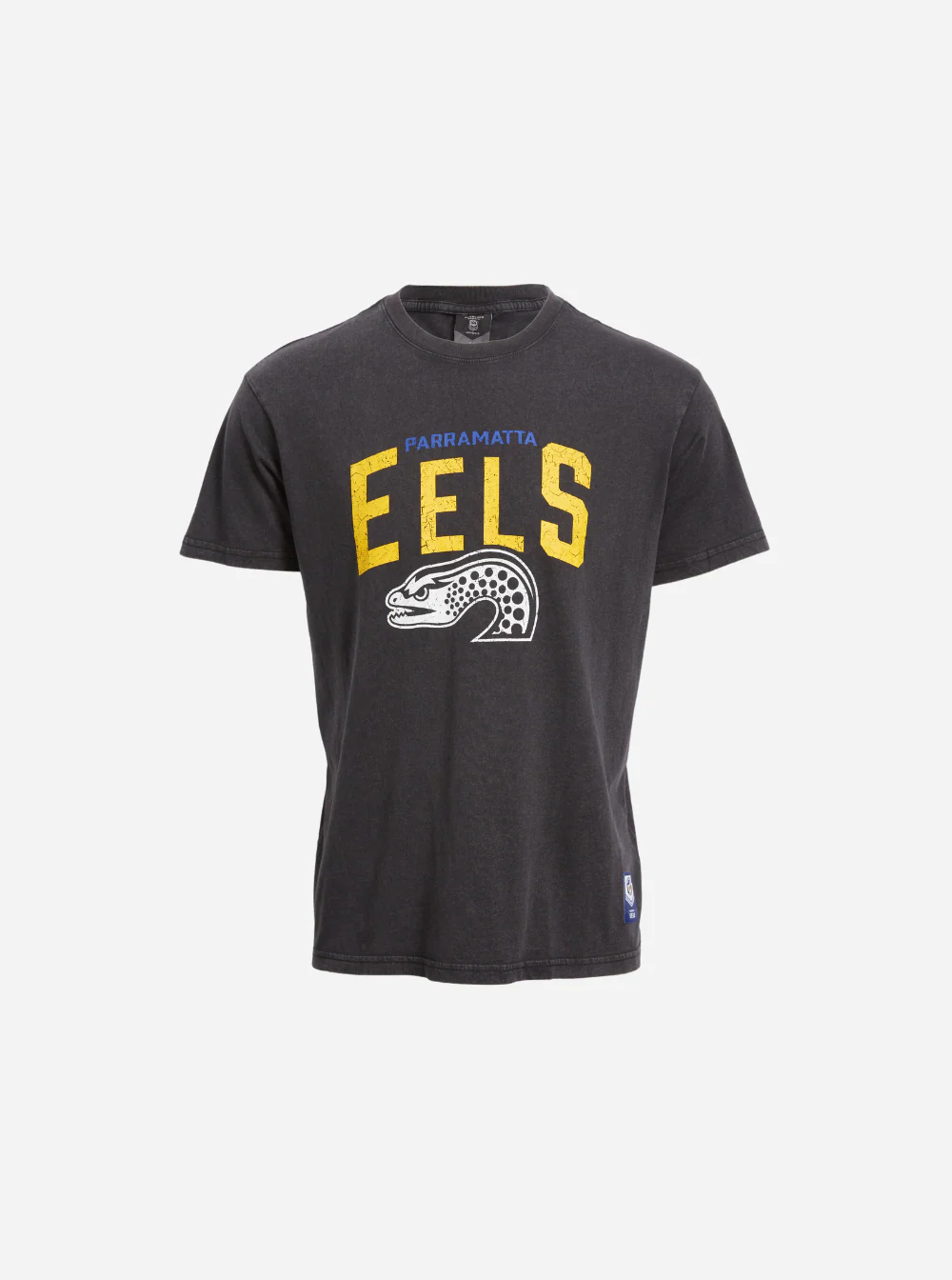 Parramatta Eels Bleacher Athletic Adult Washed T-Shirt