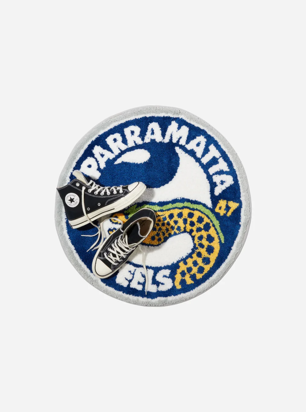 Parramatta Eels Bleacher Athletic Team Logo Floor Rug - Image 2