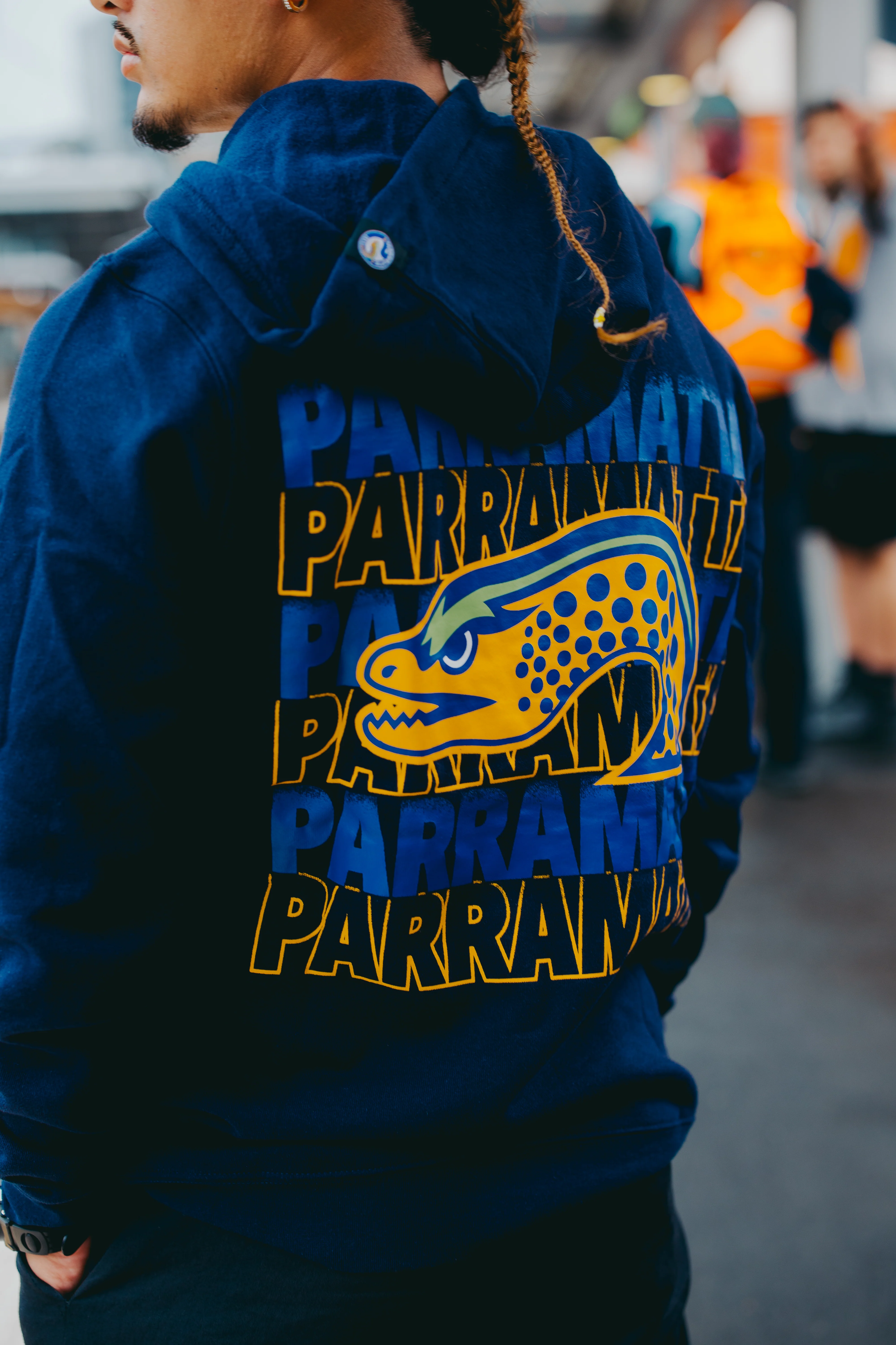 Parramatta Eels Mens Supporter Hoodie - Image 3