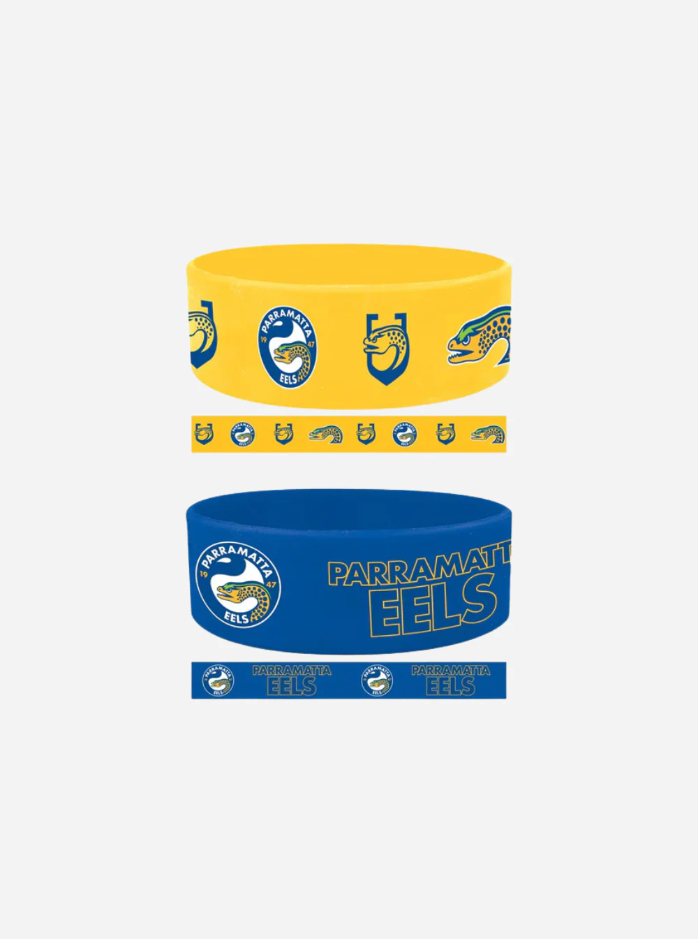 Parramatta Eels Set of 2 Wrist Bands