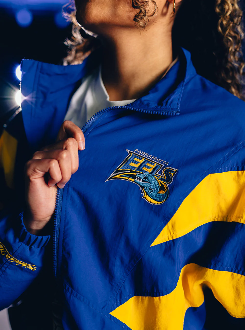 Parramatta Eels x Mitchell & Ness Spray Jacket - Image 2