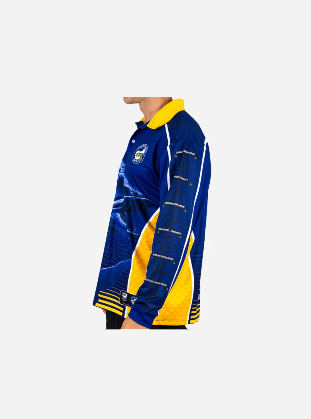 Parramatta Eels Youth Barracude Fishing Shirt - Image 3