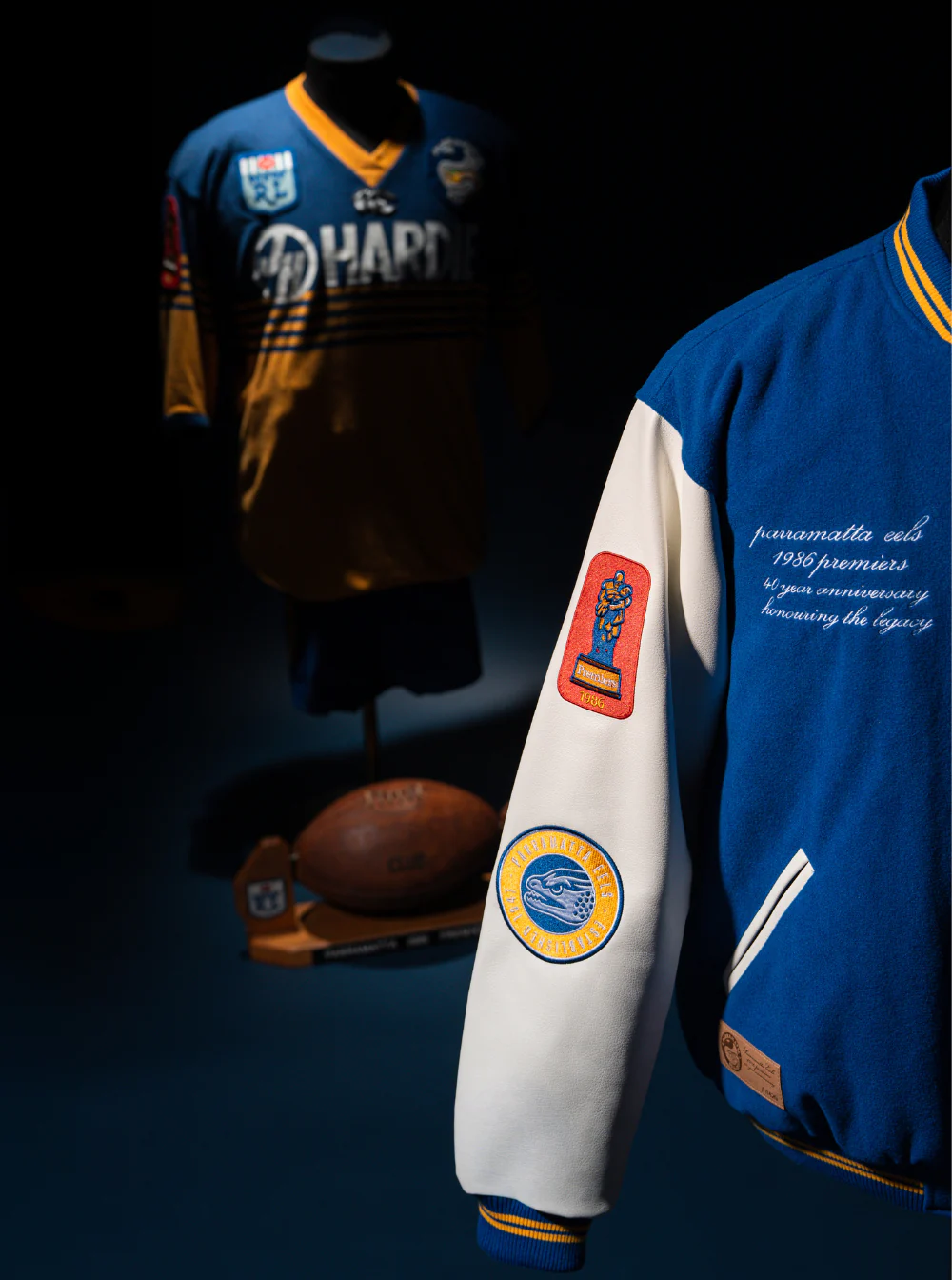 Parramatta Eels 1986 Premiers Varsity Jacket - Image 10